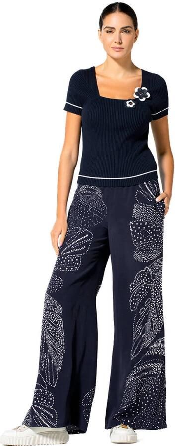 Caroline Biss Elegante Top Pullover voor Vrouwen Blue Dames - Foto 4