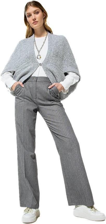 CAROLINE BISS Dames Truien & Vesten 4254 Grijs - Foto 3