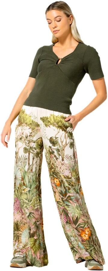 Caroline Biss Stijlvolle Pullover met Pull Detail Green Dames - Foto 7