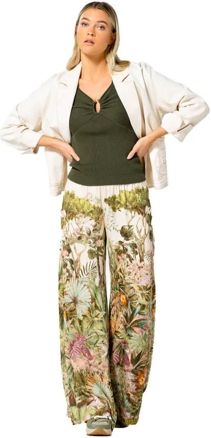 Caroline Biss Stijlvolle Pullover met Pull Detail Green Dames - Foto 6