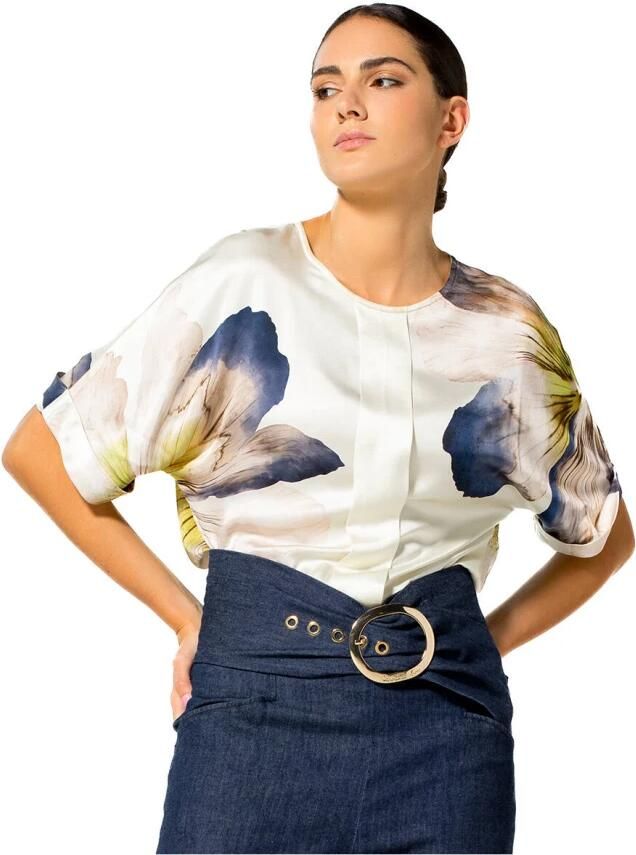 Caroline Biss Top met korte mouwen Multicolor Dames - Foto 2