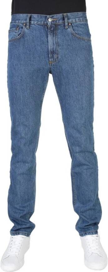 Carrera Jeans Heren Jeans Knoopsluiting 100% Katoen Blue Heren