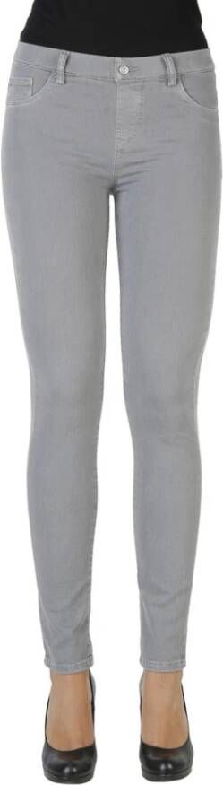Carrera Jeans Dames Legg-Jeans met elastische tailleband Gray Dames