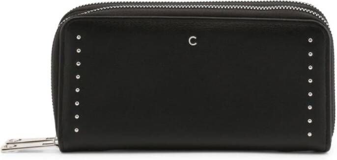 Carrera Jeans Dames PU Ritsportemonnee met Kaartsleuven Black Dames