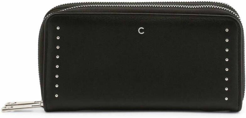 Carrera Jeans Dames PU Ritsportemonnee met Kaartsleuven Black Dames