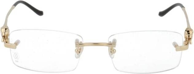 Cartier Stijlvolle Optische Bril Ct0281O Yellow Dames