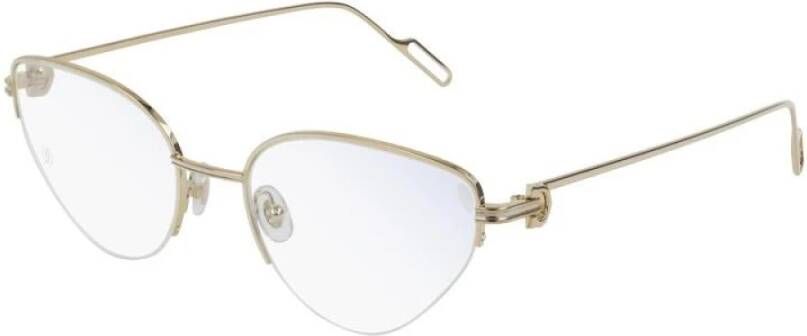 Cartier Brillen Montage: Onbepaald Yellow Dames