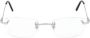 Cartier Elegante Rechthoekige Bril met C Décor Gray Unisex - Thumbnail 1