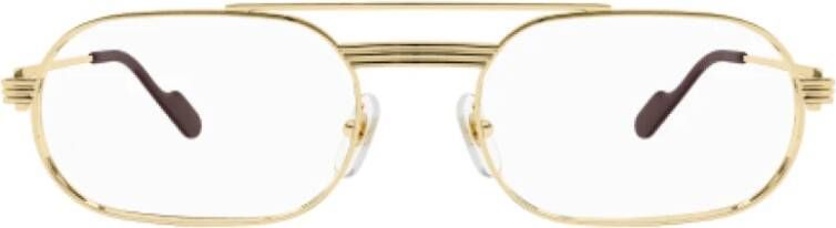 Cartier Metallic Ss23 Dames Optische Monturen Geel Dames