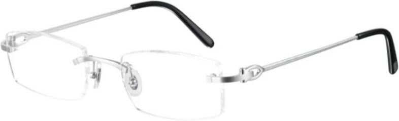 Cartier Stijlvolle Modebrillen met C Motief Grijs Dames