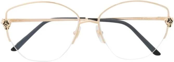 Cartier Stijlvolle Bril Ct0370O Yellow Dames