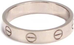 Cartier Vintage Cartier 18K White Gold Love Ring in silver 18K White Gold Grijs Dames