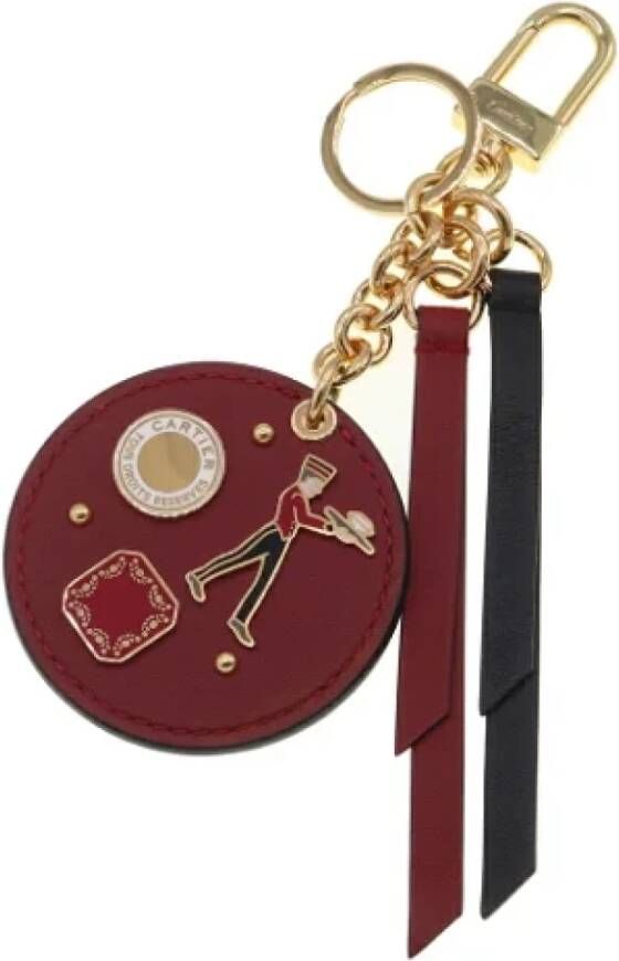 Cartier Vintage Pre-owned Leather key-holders Rood Dames