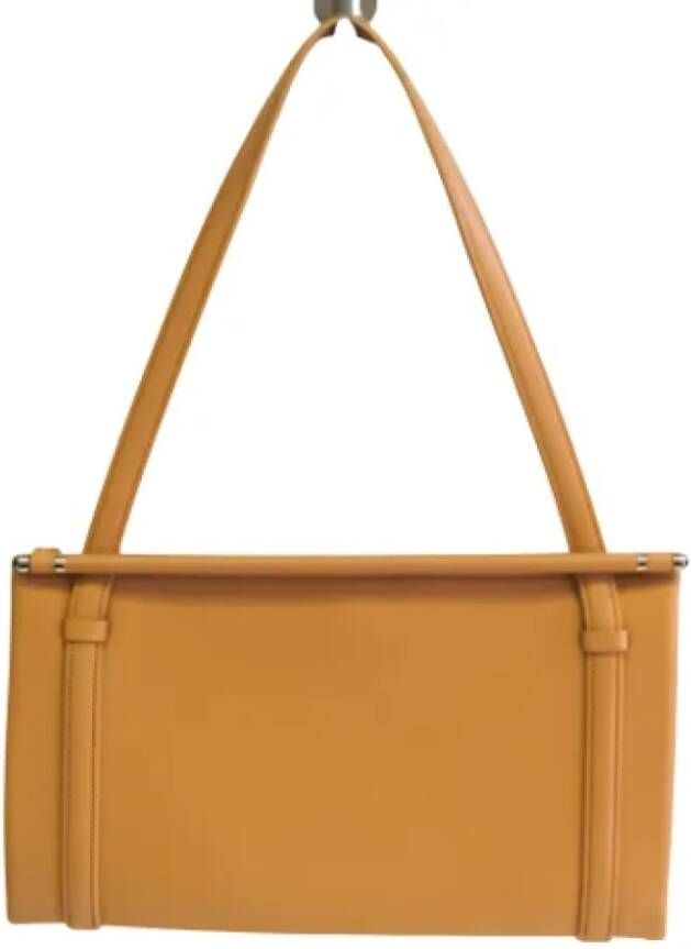 Cartier Vintage Pre-owned Leather shoulder-bags Beige Dames