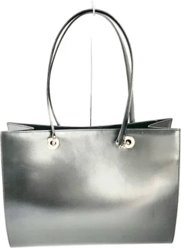 Cartier Vintage Pre-owned Leather shoulder-bags Grijs Dames