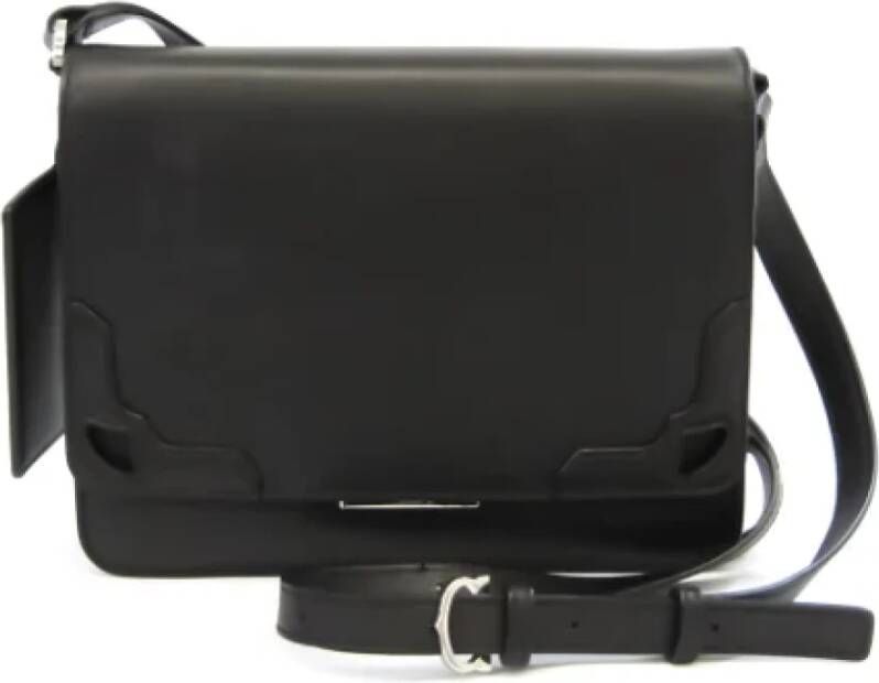 Cartier Vintage Pre-owned Leather shoulder-bags Zwart Dames