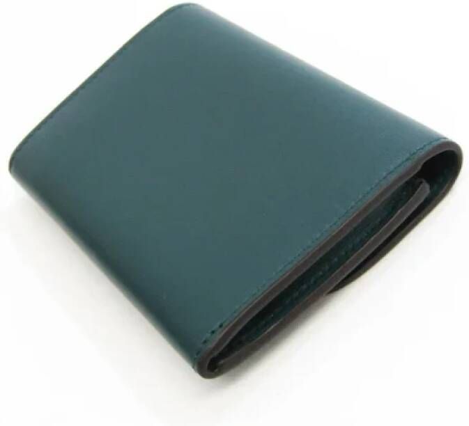 Cartier Vintage Pre-owned Leather wallets Groen Dames