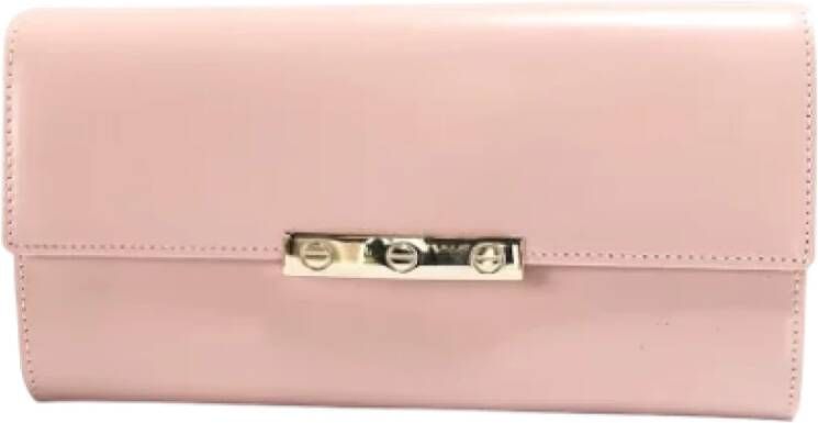 Cartier Vintage Pre-owned Leather wallets Roze Dames