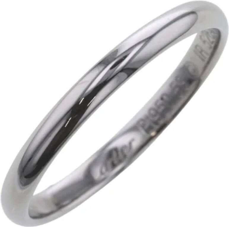 Cartier Vintage Pre-owned Metal rings Grijs Dames