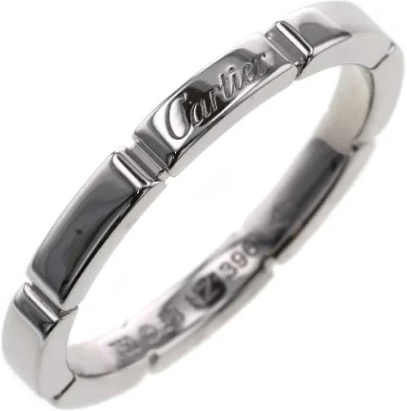Cartier Vintage Pre-owned White Gold rings Grijs Dames