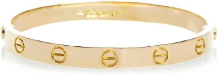 Cartier Vintage Pre-owned Yellow Gold bracelets Yellow Dames