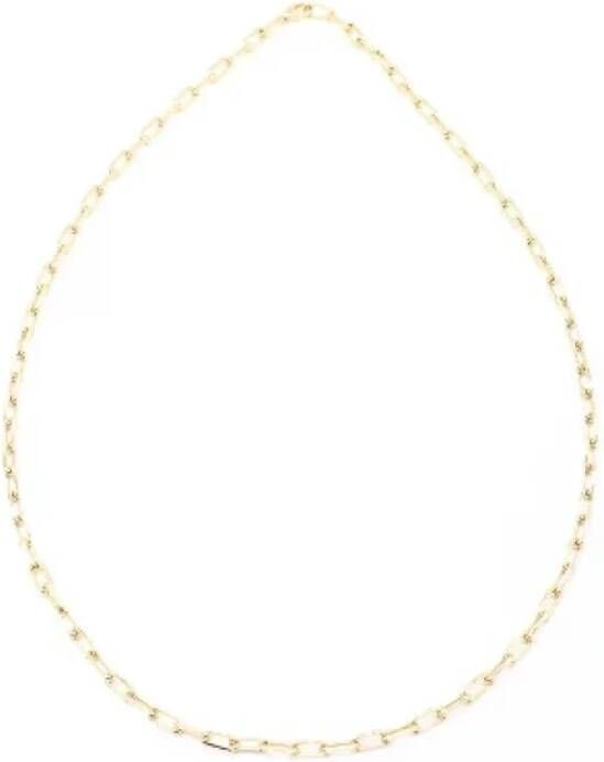 Cartier Vintage Pre-owned Yellow Gold necklaces Geel Dames