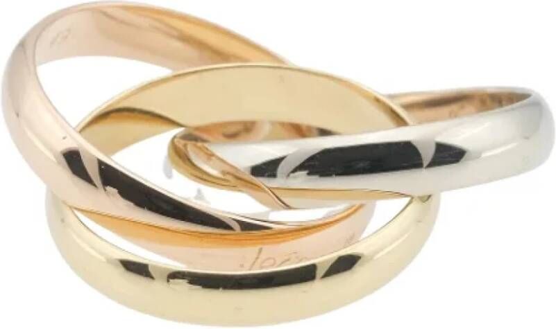 Cartier Vintage Pre-owned Yellow Gold rings Geel Dames