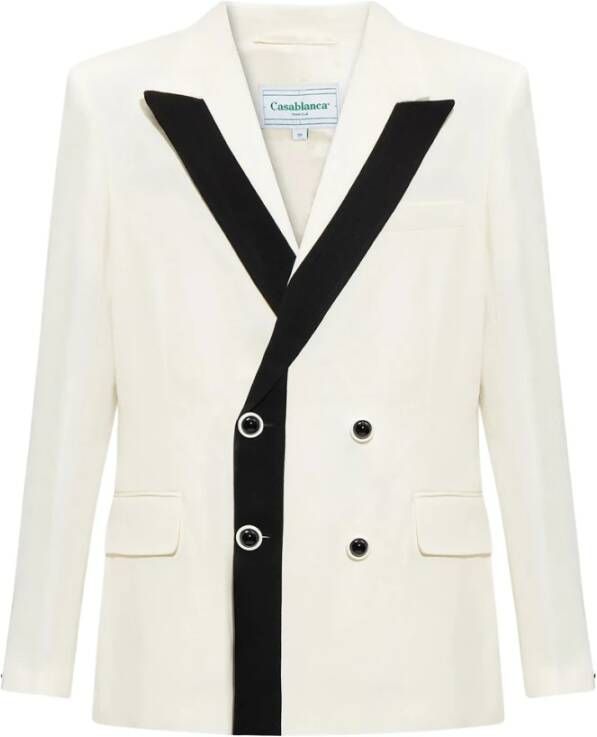 Casablanca Blazers met dubbele rijen Beige Heren