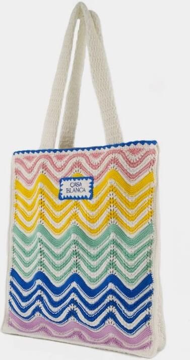 Casablanca Crossbody bags Gradient Wave Crochet Tote Bag in meerkleurig - Foto 4