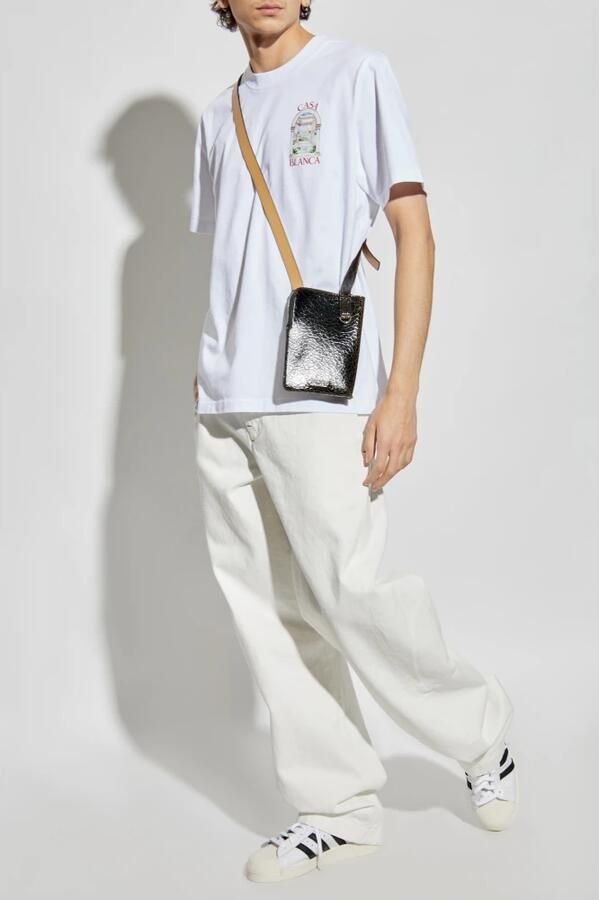 Casablanca Grafisch Print T-shirt met Monogramdetail White Heren - Foto 7