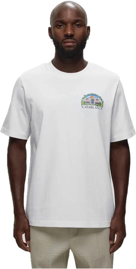 Casablanca Logo-print Biologisch Katoenen T-shirt White Heren - Foto 5