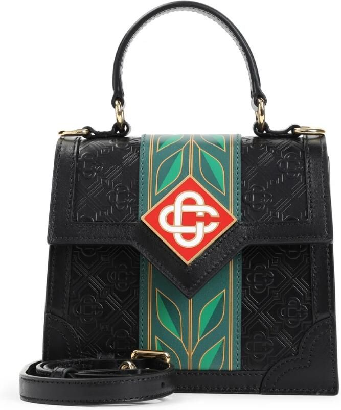 Casablanca Hobo bags Jeanne Mini Purse Leather Black in zwart
