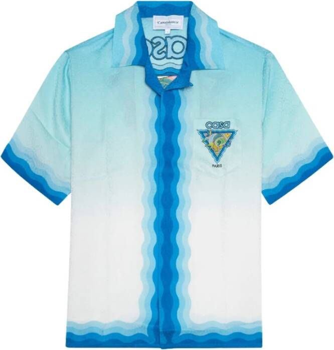 Casablanca Casual Shirts Blauw Heren