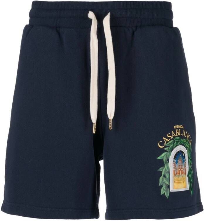 Casablanca Casual Shorts Blauw Heren
