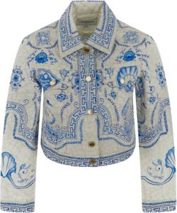 Casablanca Denim Jackets Blauw Dames