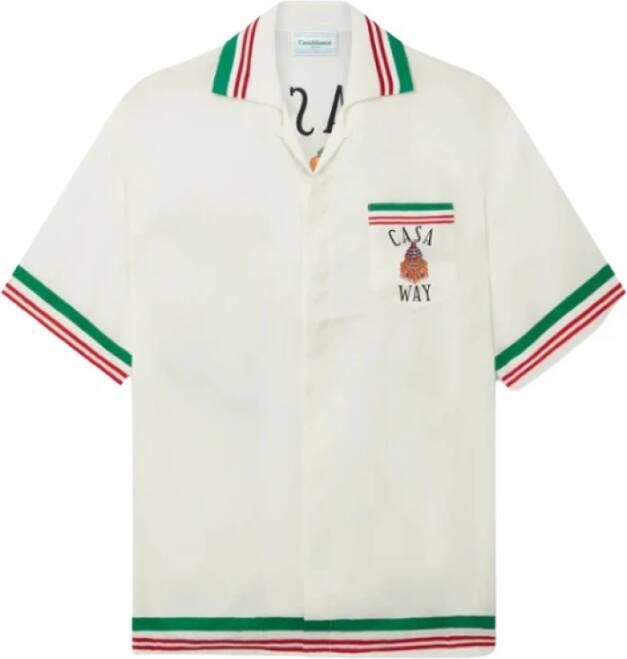Casablanca Polo Shirts Wit Heren