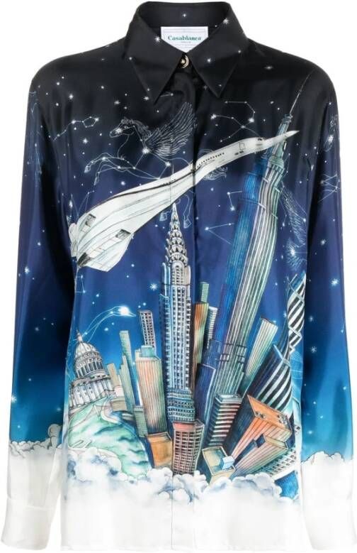 Casablanca Shirts Blauw Dames