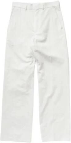 Casablanca Straight Trousers White Heren