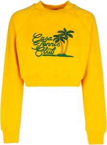Casablanca Sweatshirt Geel Dames