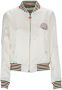 Casablanca Sweatshirt met ritssluiting en elegant zwaanborduursel White Dames - Thumbnail 1
