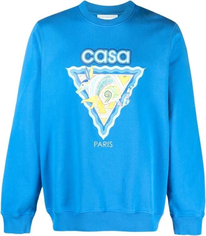 Casablanca Sweatshirts Blauw Heren
