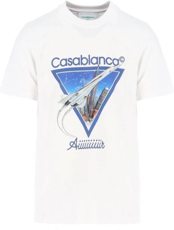 Casablanca T-shirt Wit Heren