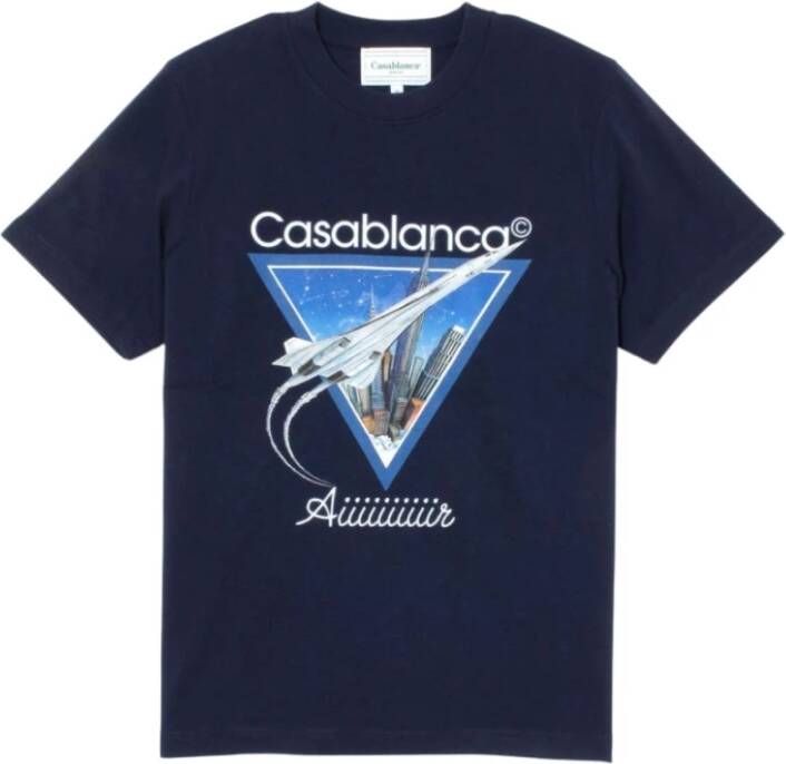 Casablanca T-shirts Blauw Heren