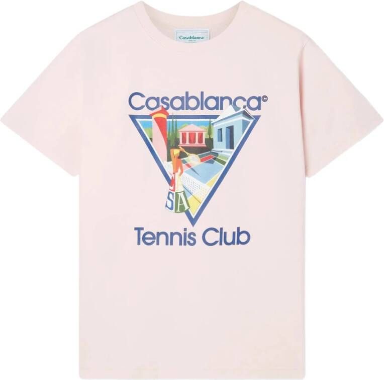 Casablanca T-Shirts Roze Heren