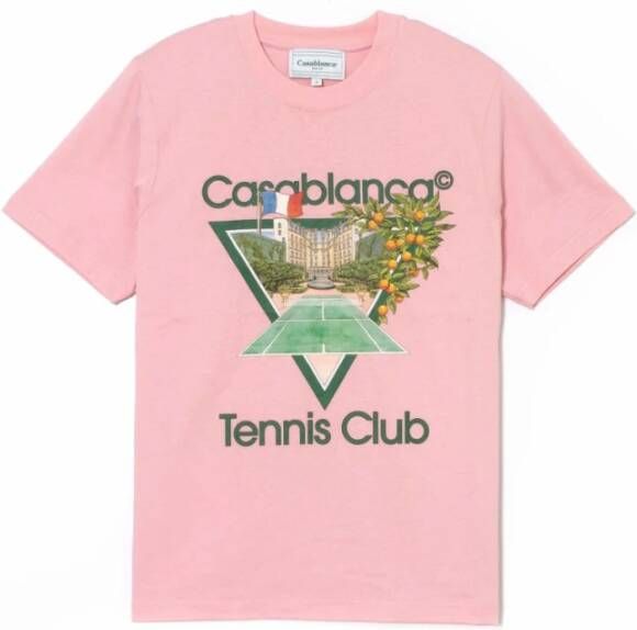 Casablanca T-shirts Roze Heren
