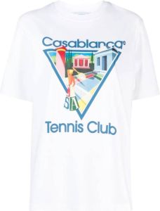 Casablanca T-Shirts Wit Dames