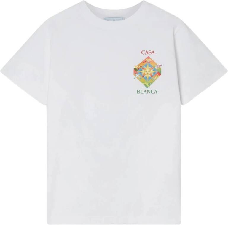Casablanca T-Shirts Wit Heren