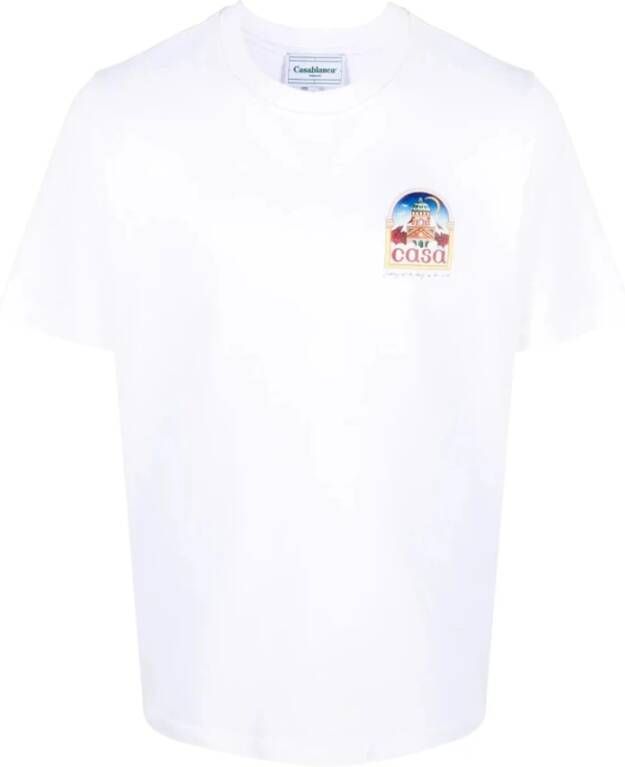Casablanca T-Shirts Wit Heren