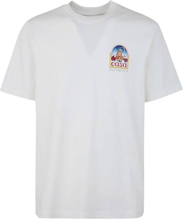 Casablanca T-Shirts Wit Heren
