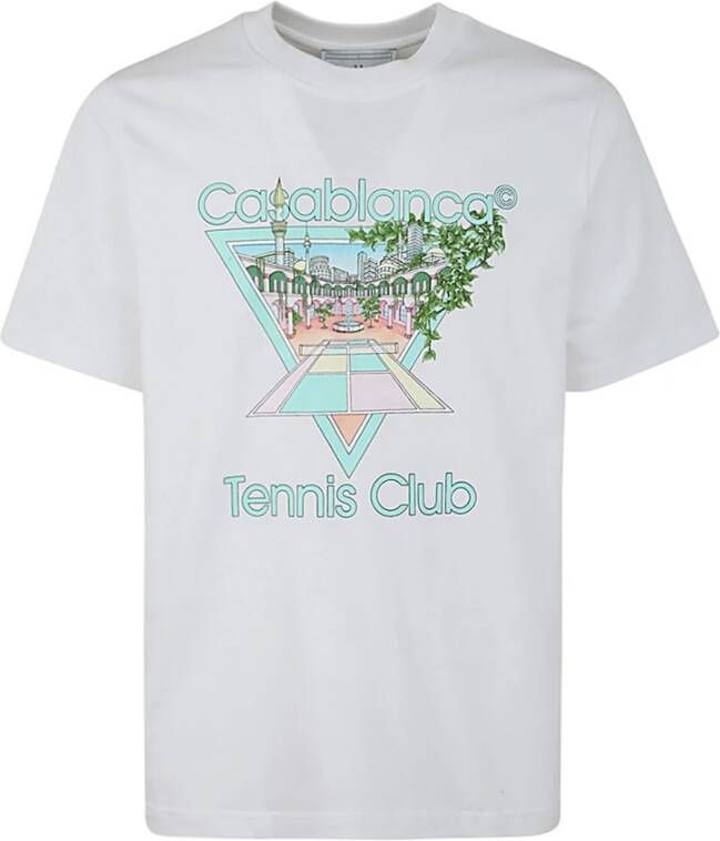 Casablanca T-Shirts Wit Heren